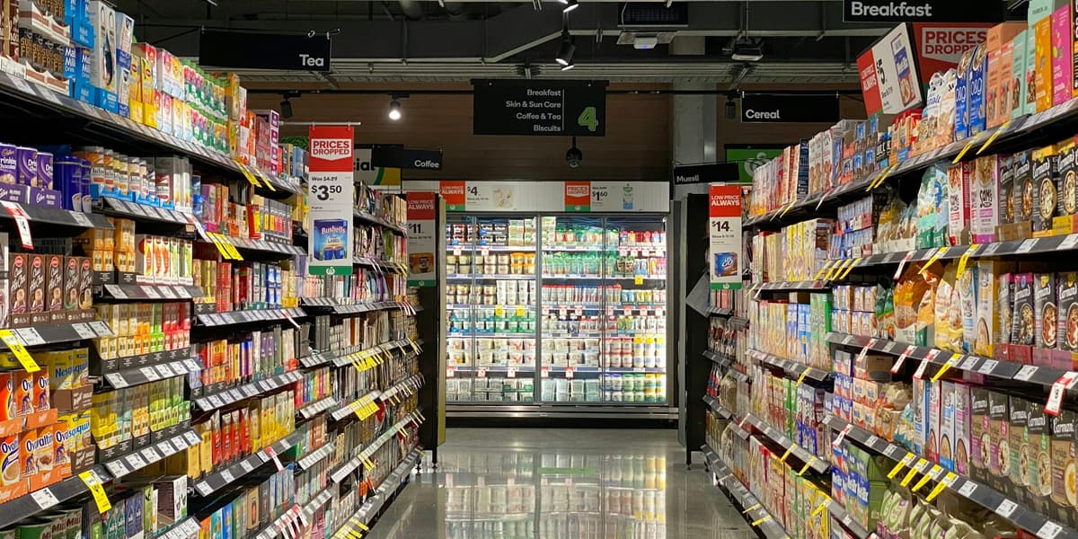 Commercial display fridge